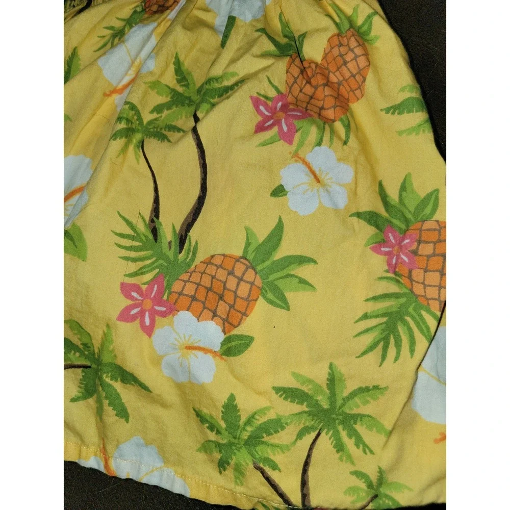 Gymboree pineapple family aloha sunshine floral dress size 18 24 months